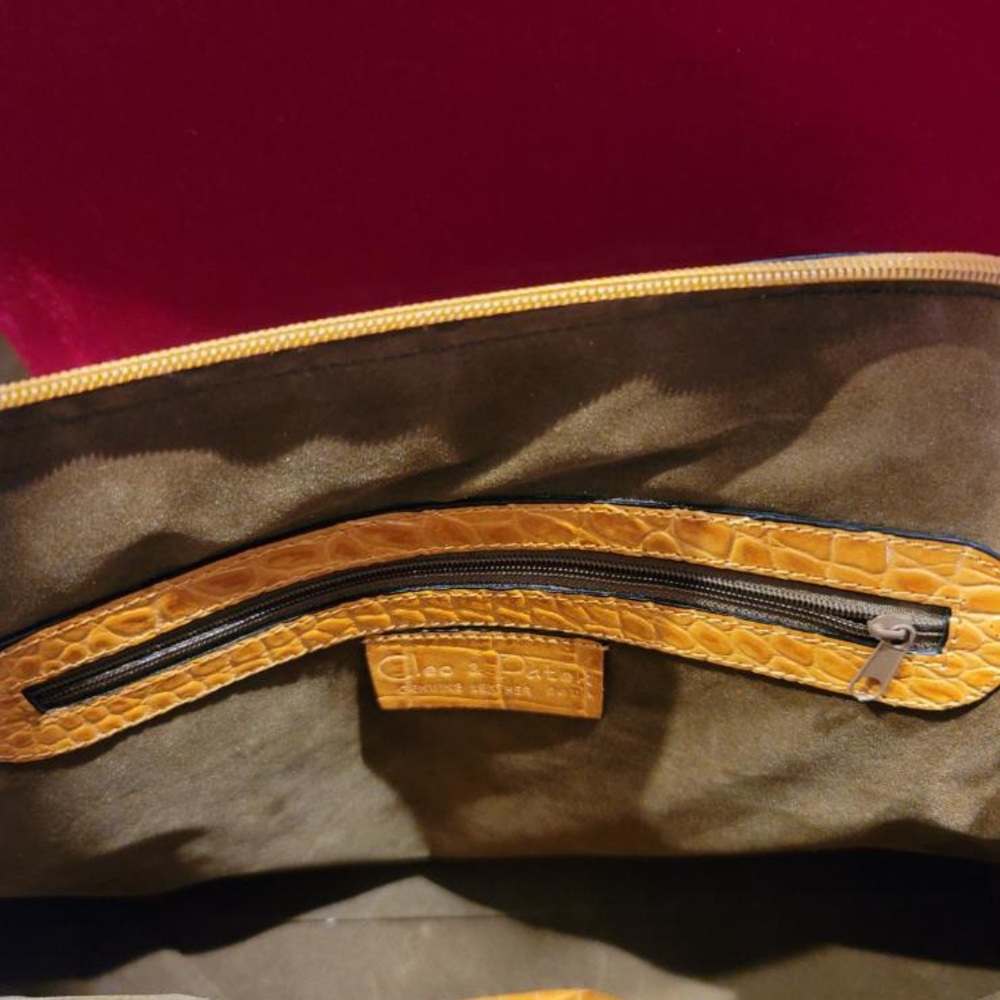 Yellow Cleo and Patek Handbag